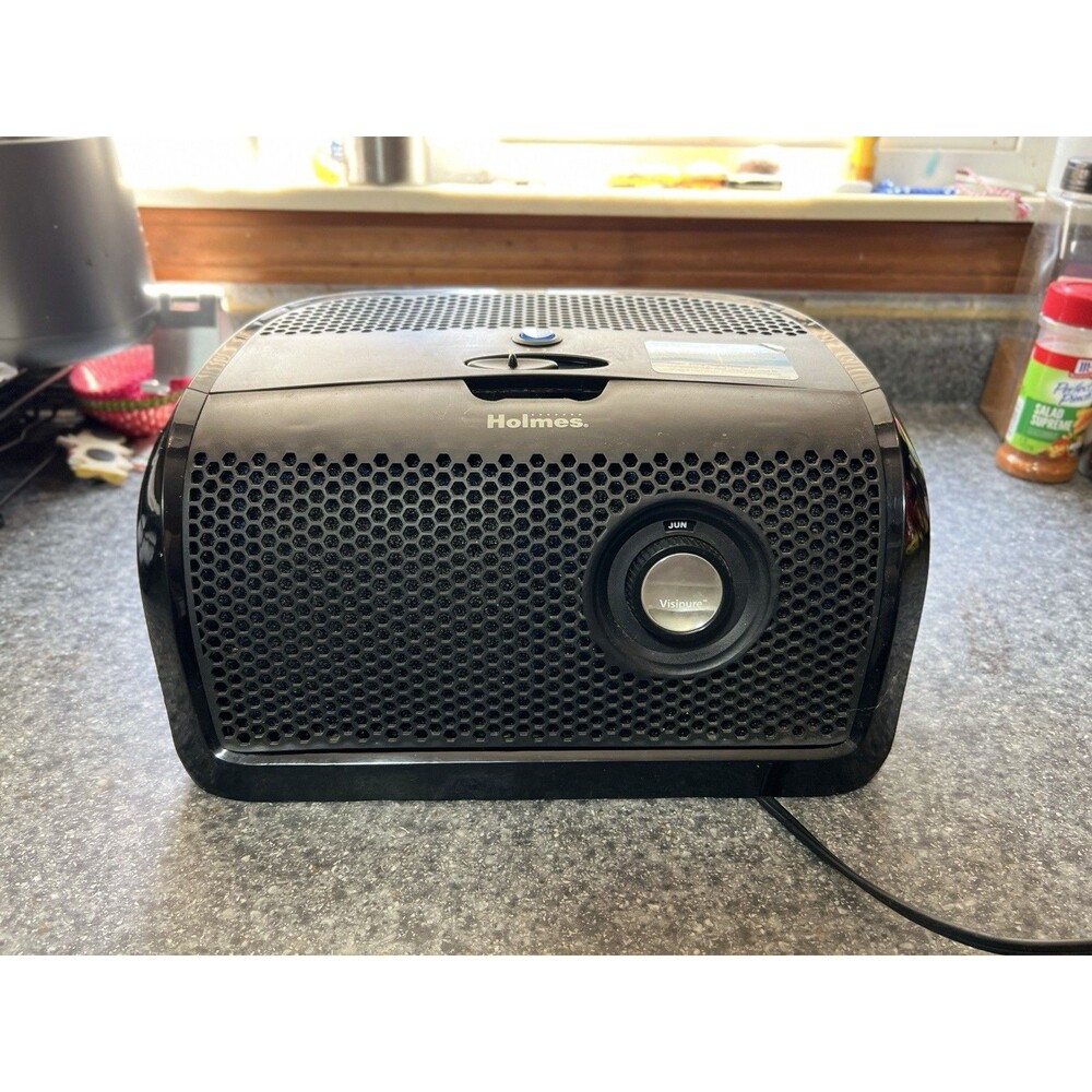 Holmes True HEPA Air Purifier Ionizer Black Desktop - HAP9243 - Tested Working